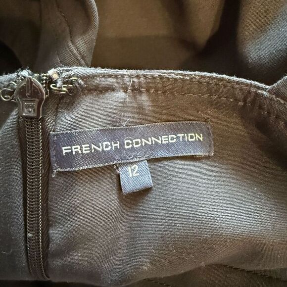 French Connection black cutout cocktail dress size 12 - Picture 4 of 4